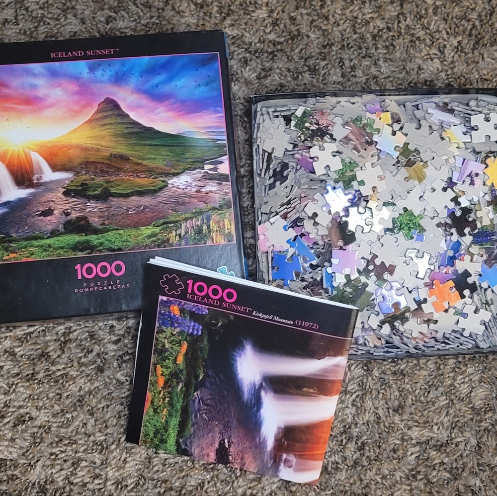 🧩 Puzzle 🧩 Iceland Sunset 1000 Piece